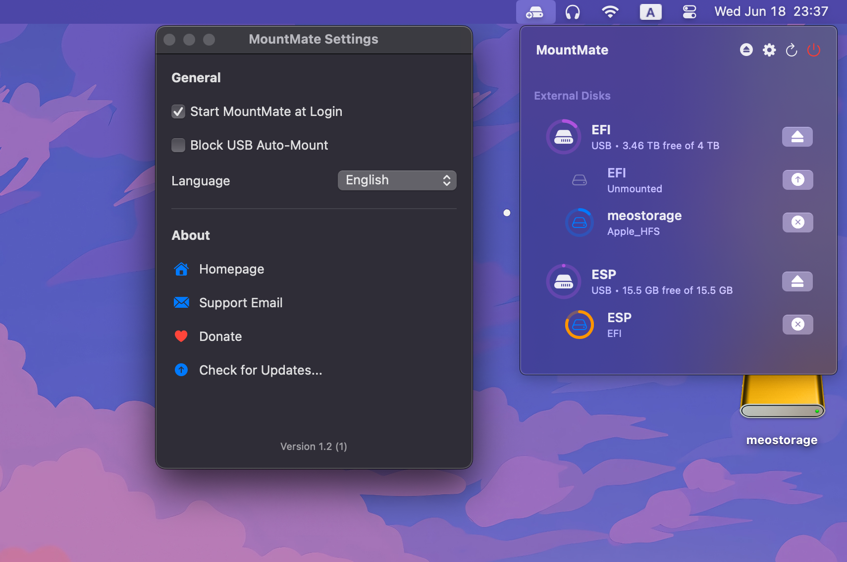 MountMate Screenshot